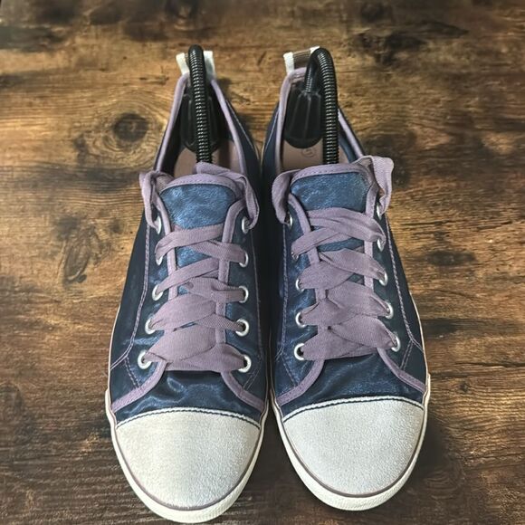 Boden Blue Satin Sneakers size 41‎ (9.5 US) - Picture 6 of 14